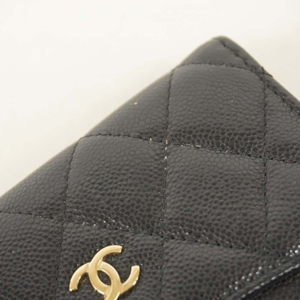 CHANEL Black Caviar Leather Wallet - Picture 7 of 8